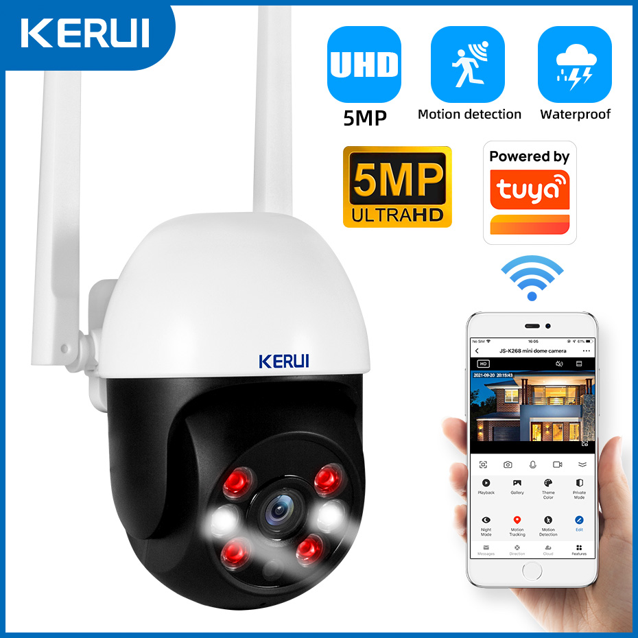 Smart Home Os - KERUI 5MP IP-camera ondersteunt Onvif Alexa