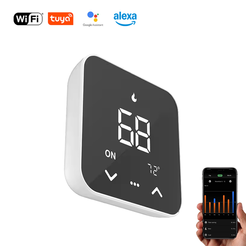 Wifi Thermostat - 2026 nieuwe Tuya WiFi Slimme Thermostaat