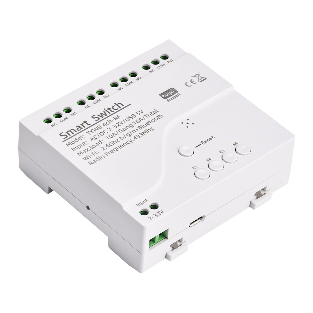 Smart Home Control Panel - Dc 5V-32V Intelligentie Wifi Relais Module