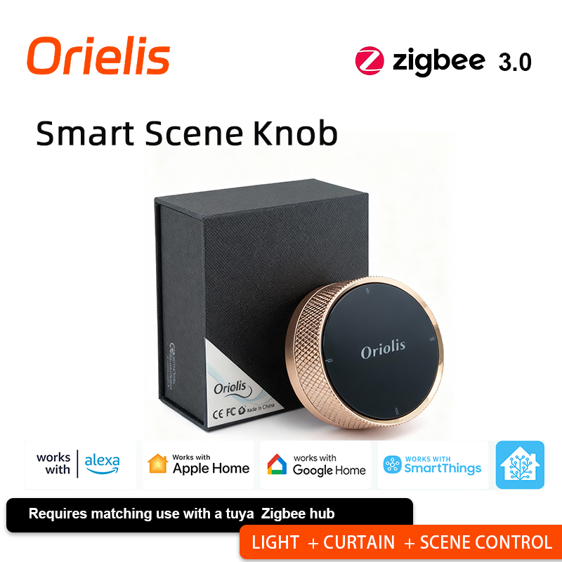 Tuya Smart Switch - ORIELIS Tuya Zigbee slimme scèneknopcontroller -