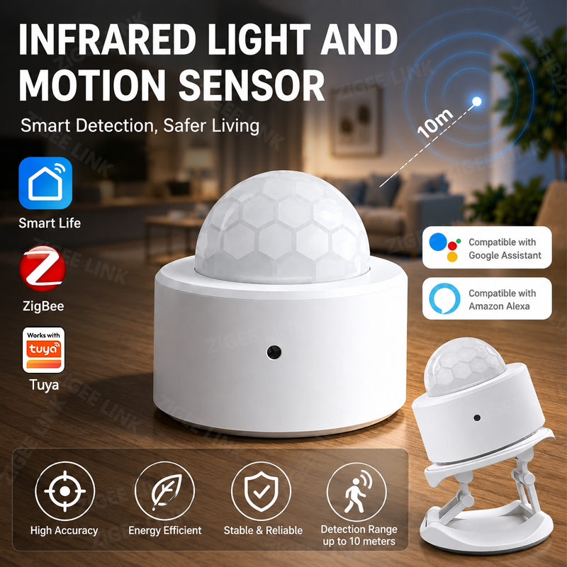 Smart Home Google Assistant - ZigBee 3.0 PIR-bewegingssensor Draadloos Smart Home-beveiligingsalarm