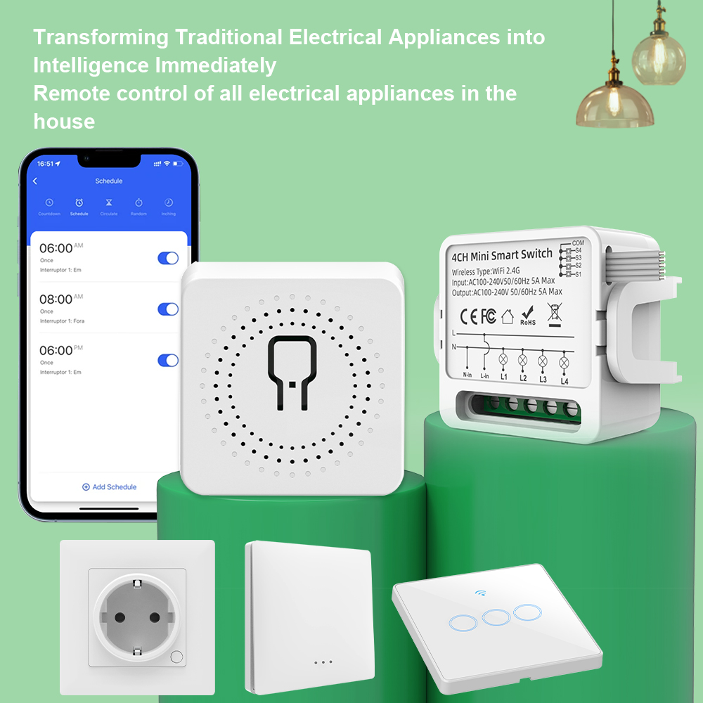 Tuya WiFi Smart Switch 1/2/3/4 - Tuya Smart Switch recensie en prijs