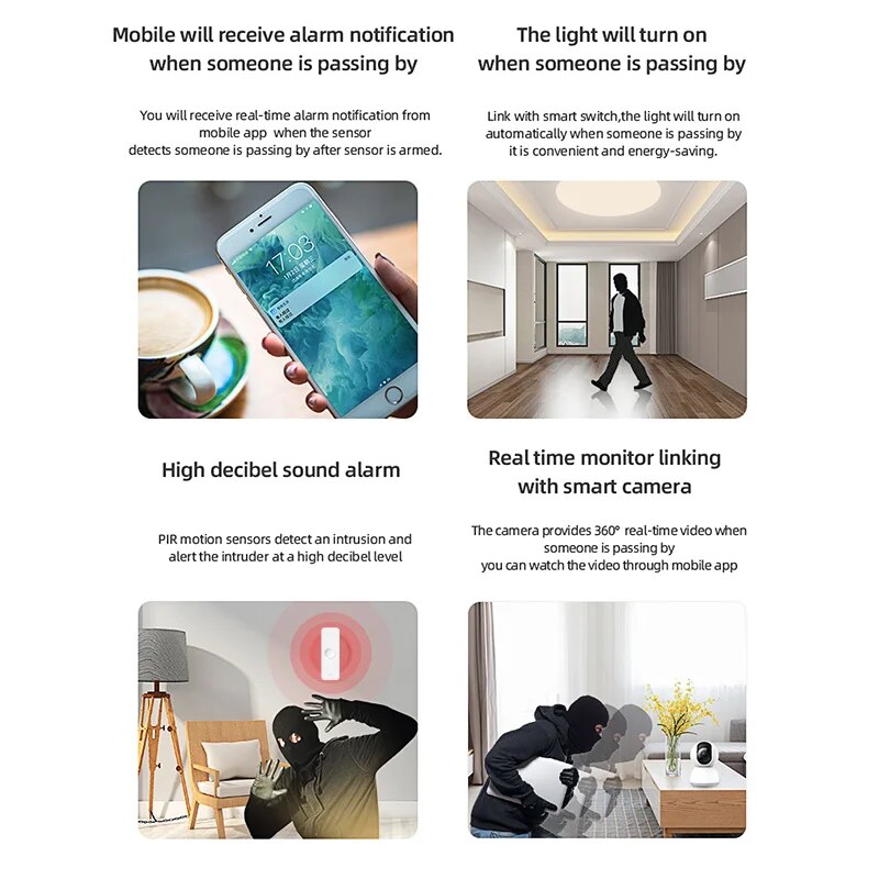 Tuya WiFi Zigbee PIR Bewegings - Smart Home Google Assistant recensie en prijs