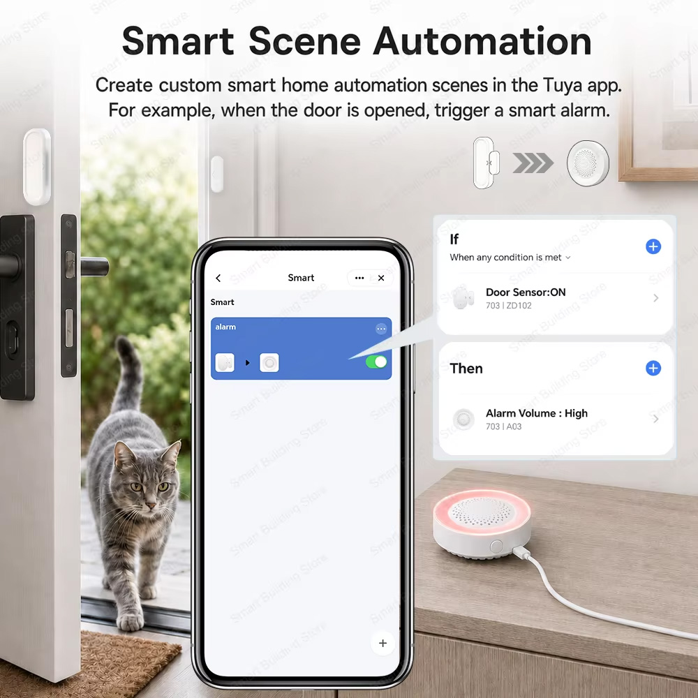 Deur- en raamsensor Zigbee 3.0 - Smart Home Zigbee Gateway recensie en prijs