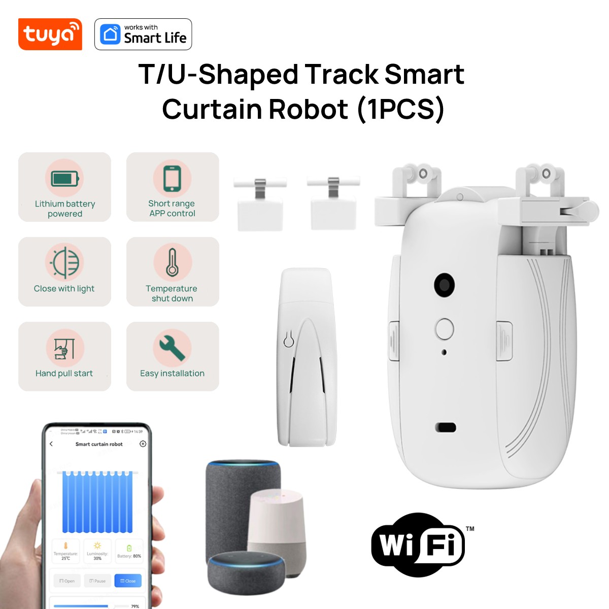 Tuya Smart WiFi-gordijnrobot ( - Smart Home Control Panel recensie en prijs