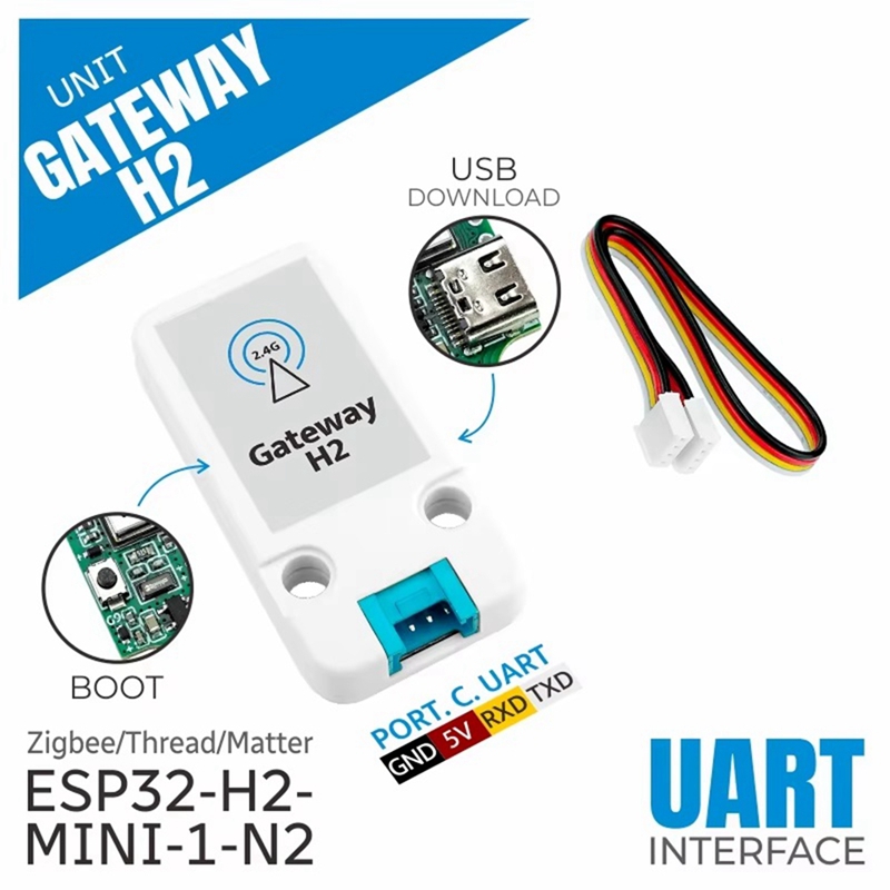 Unit Gateway H2 ESP32-H2 Draad - Smart Home Zigbee Gateway recensie en prijs