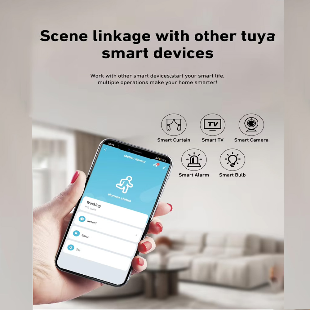Slimme PIR-bewegingssensor WiF - Smart Home Google Assistant recensie en prijs