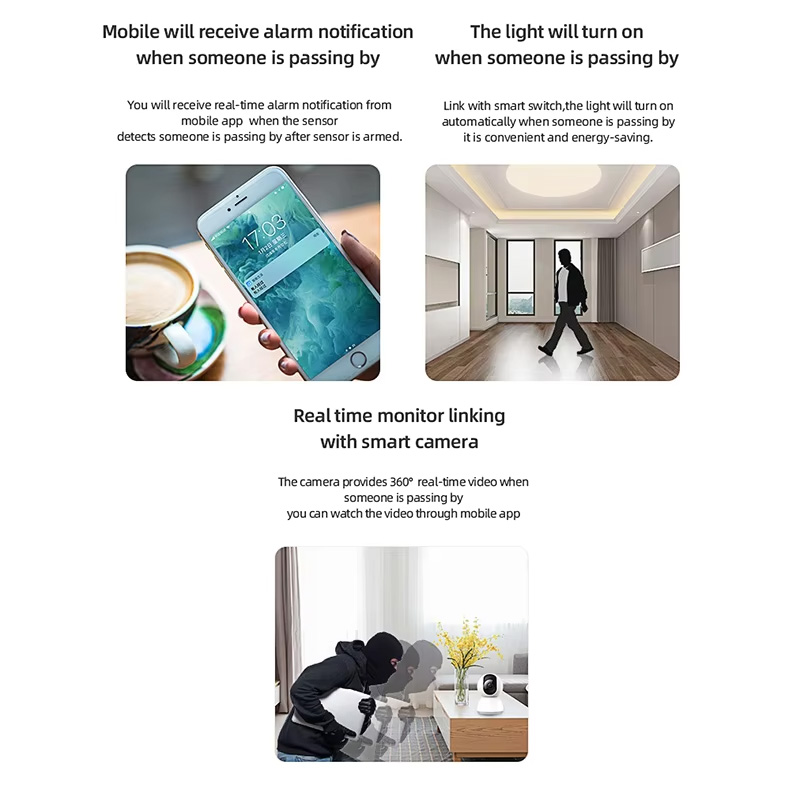 Slimme PIR-bewegingssensor WiF - Smart Home Google Assistant recensie en prijs