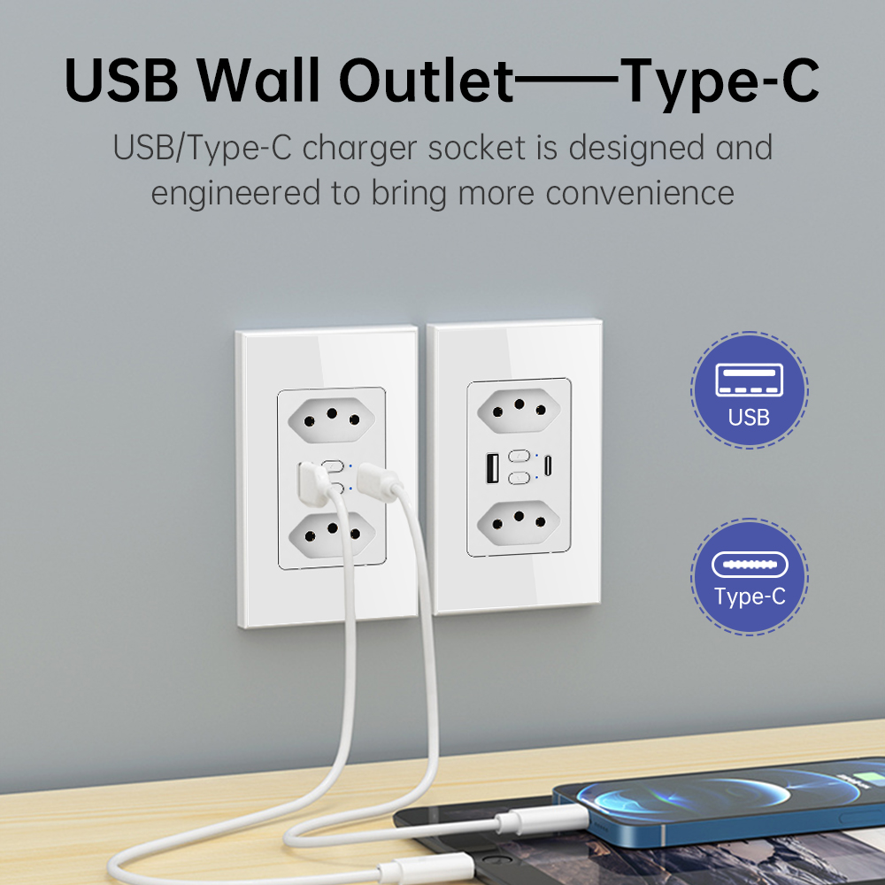 MANHOT Wifi Smart Brazil Socke - Smart Home Google Assistant recensie en prijs