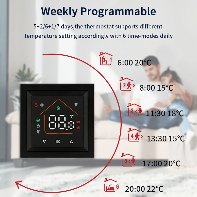 Slimme WiFi-thermostaat werkt  - Wifi Thermostat recensie en prijs