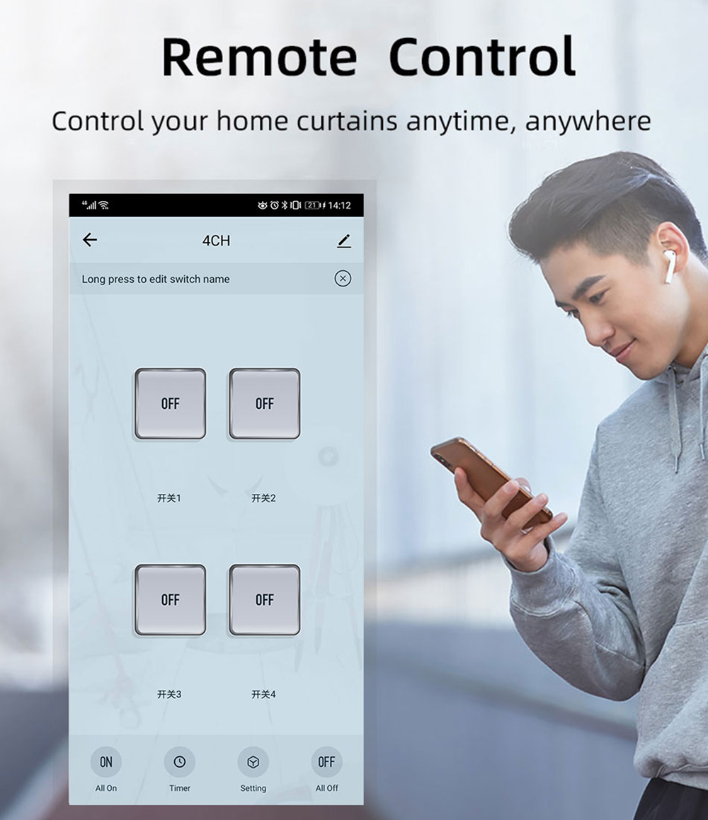 Tuya 4CH Zigbee Schakelrelaism - Tuya Smart Switch recensie en prijs