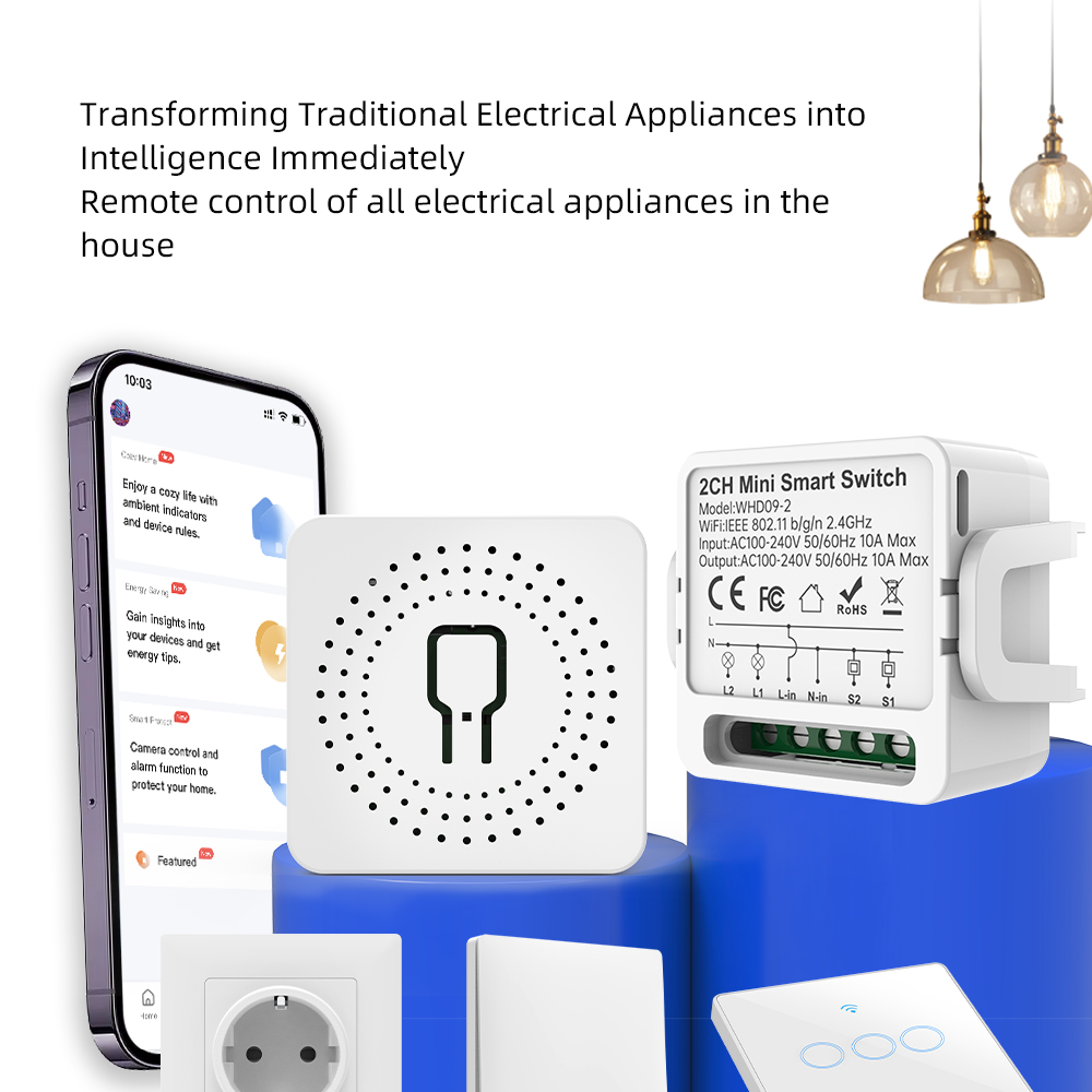 2-weg Tuya Smart Switch 2-voud - Tuya Smart Switch recensie en prijs