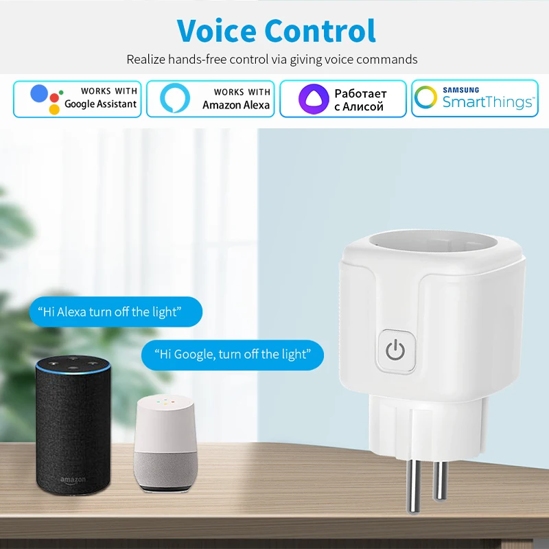 Tuya Smart Socket EU 16A AC100 - Smart Home In Us recensie en prijs