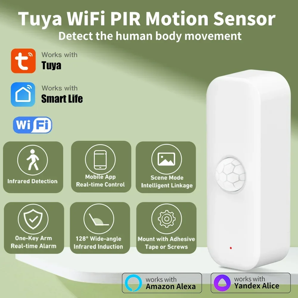 Tuya WiFI Bewegingssensor PIR  - Smart Home Google Assistant recensie en prijs